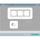 4303 Siemens Delta Line - rama 3 posturi (intrerupator si/sau priza)